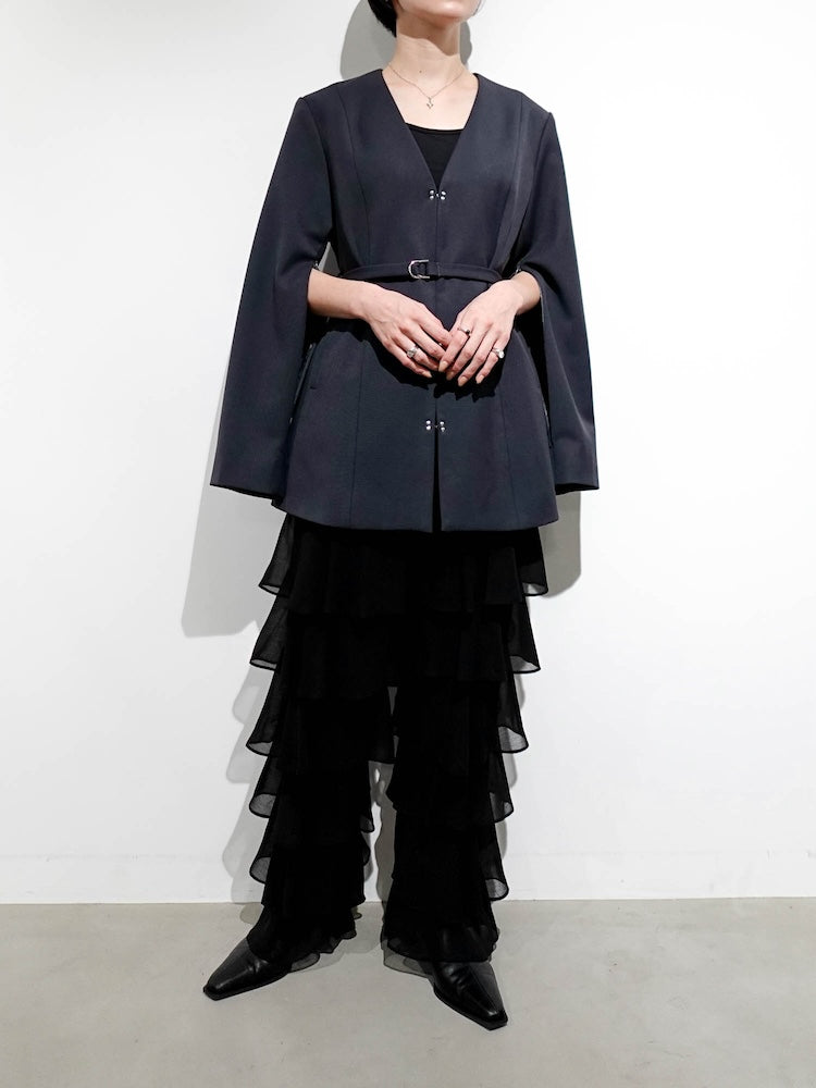 2way Slit Sleeve Belted Jacket｜2ウェイジャケット – MARTE