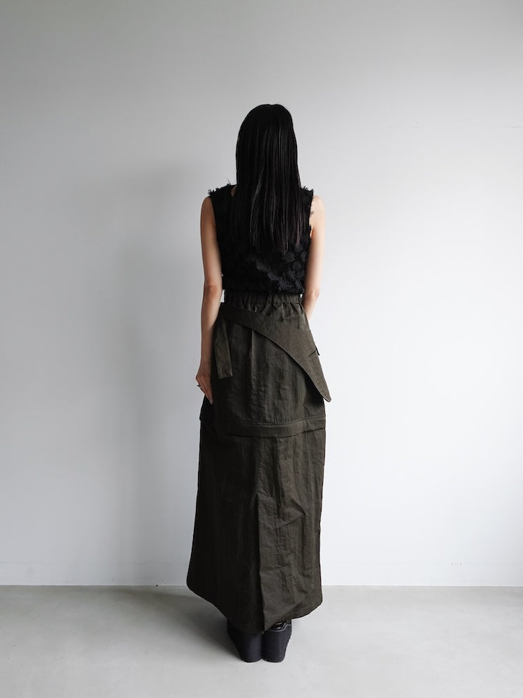 モデル身長：158cm / カラー：Khaki