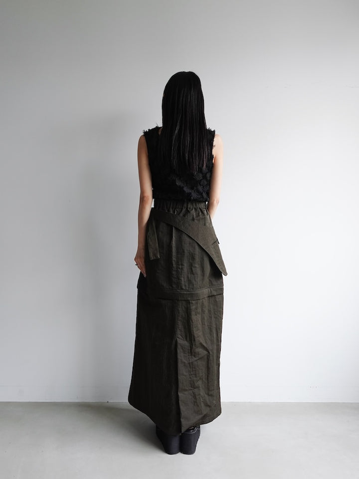 モデル身長：158cm / カラー：Khaki