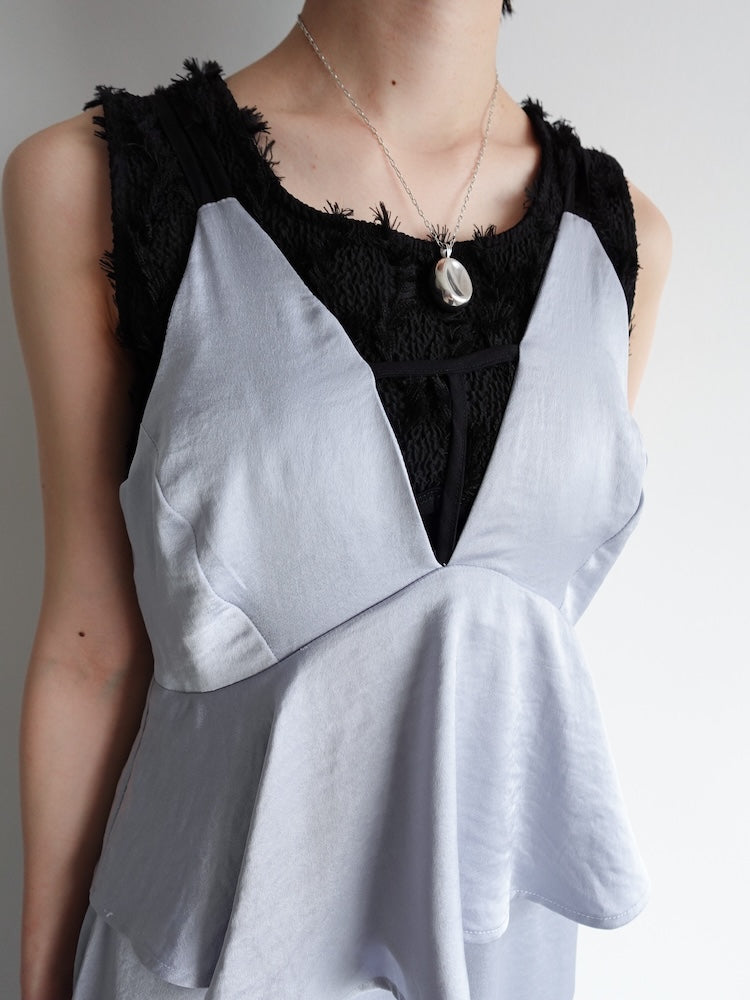 ワンピース 2way T-Strap Tiered Dress / sahara sahara 2way T-Strap Tiered Dress