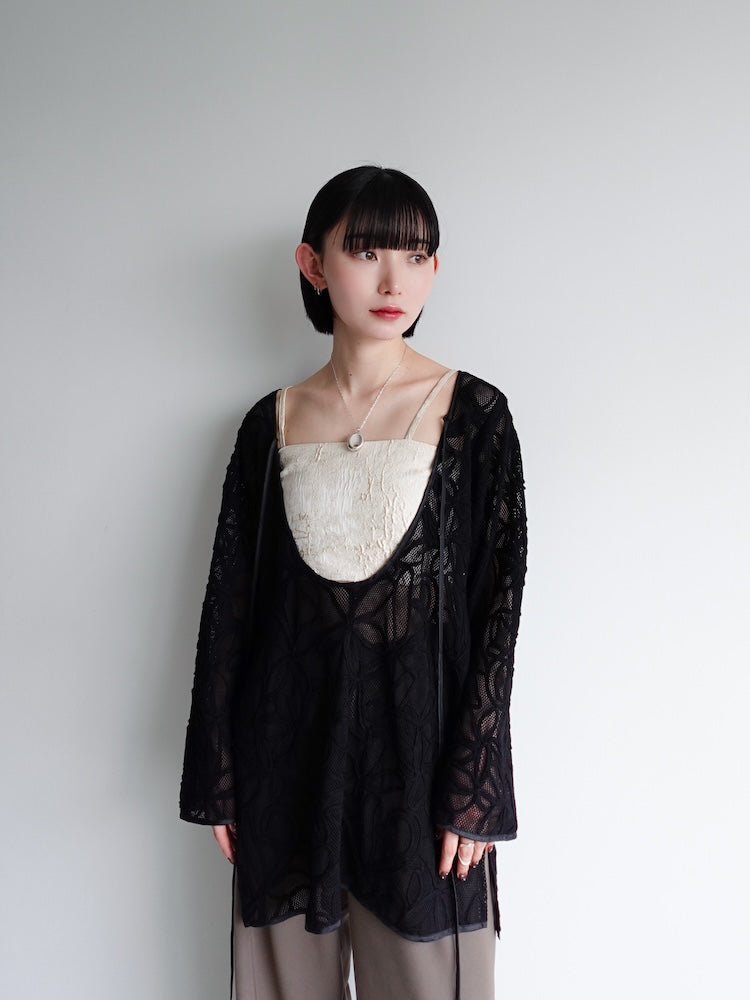 2way Cord Embroidery Top/2ウェイコードエンブロイダリートップ レディース セール】2way Cord Embroidery Top/2ウェイコードエンブロイ