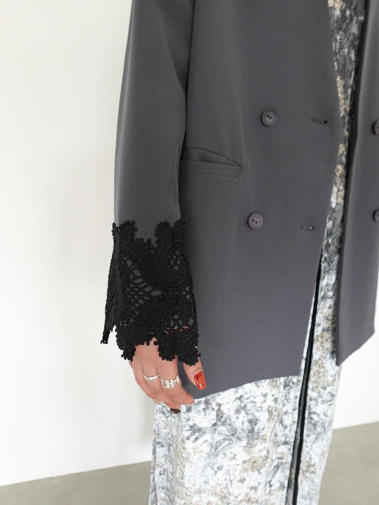 ジャケット・アウター sahara Lace Cuff Over Jacket Lace Cuff Over Jacket｜レースオーバージャケット – MARTE