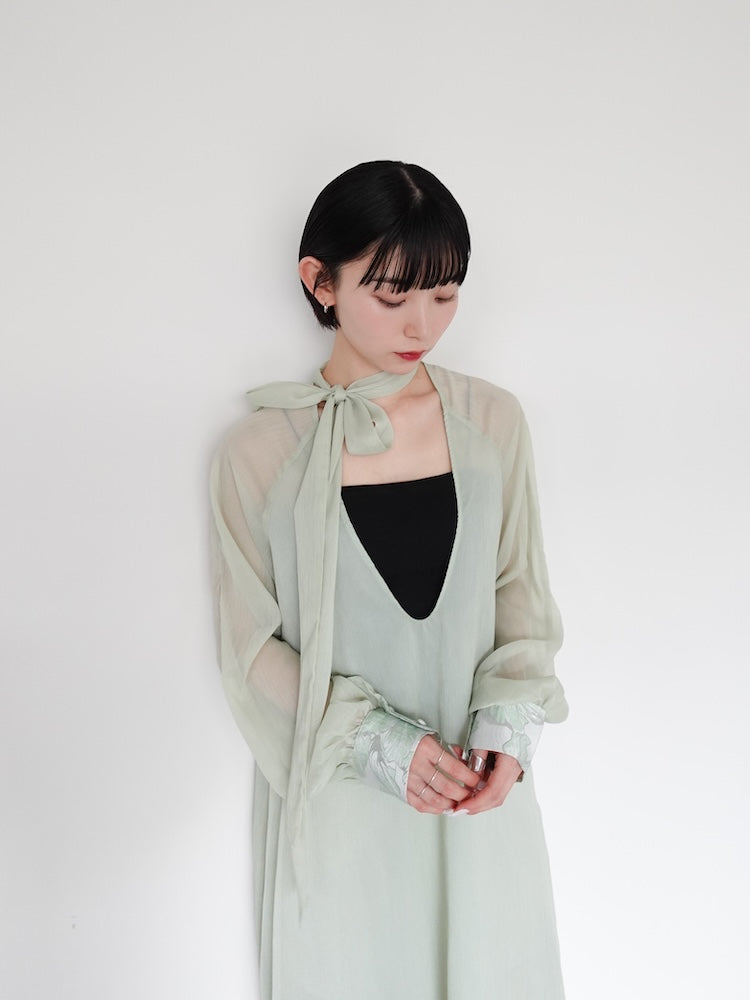 2way Jacquard Belt Dress｜ツーウェイジャガードベルトドレス