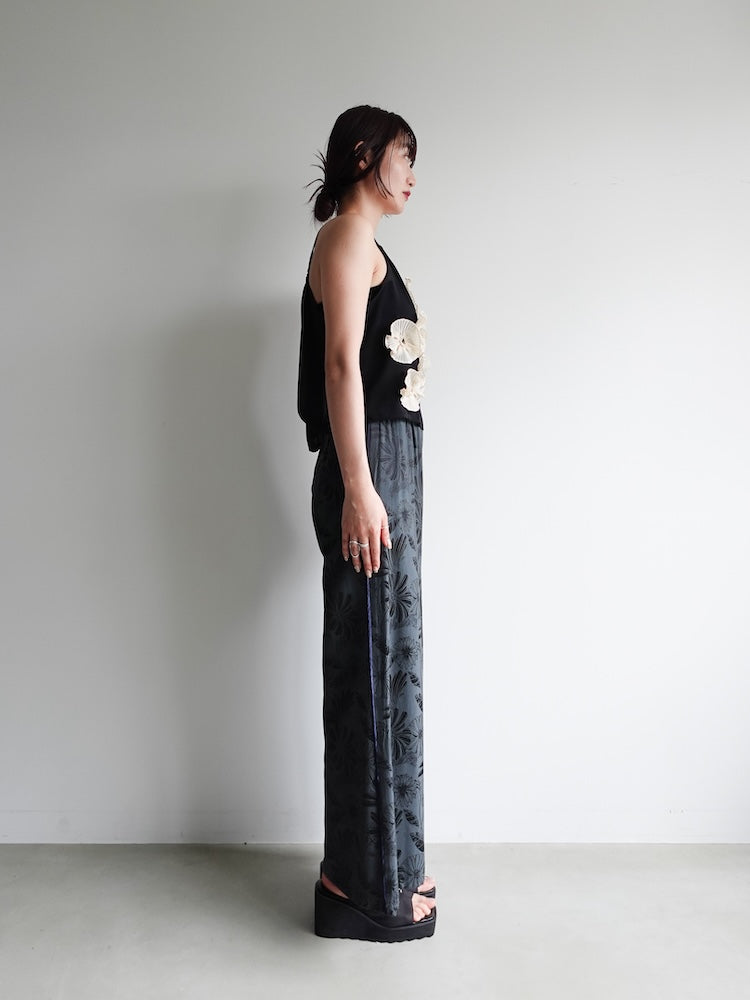 Satin Jacquard Pants｜サテンジャガードパンツ – MARTE