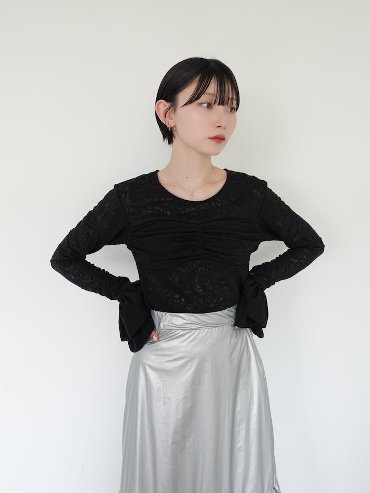 スカート Heart logo tiered skirt Maggie Girls' Tiered Skirt - City Boots