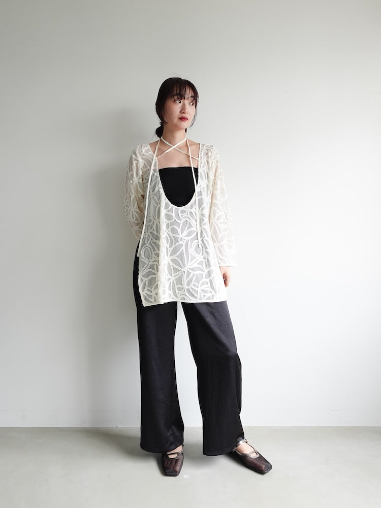 sahara 2way Cord Embroidery Top マルテ　新品 2way Cord Embroidery Top｜ツーウェイコードエンブロイダリー