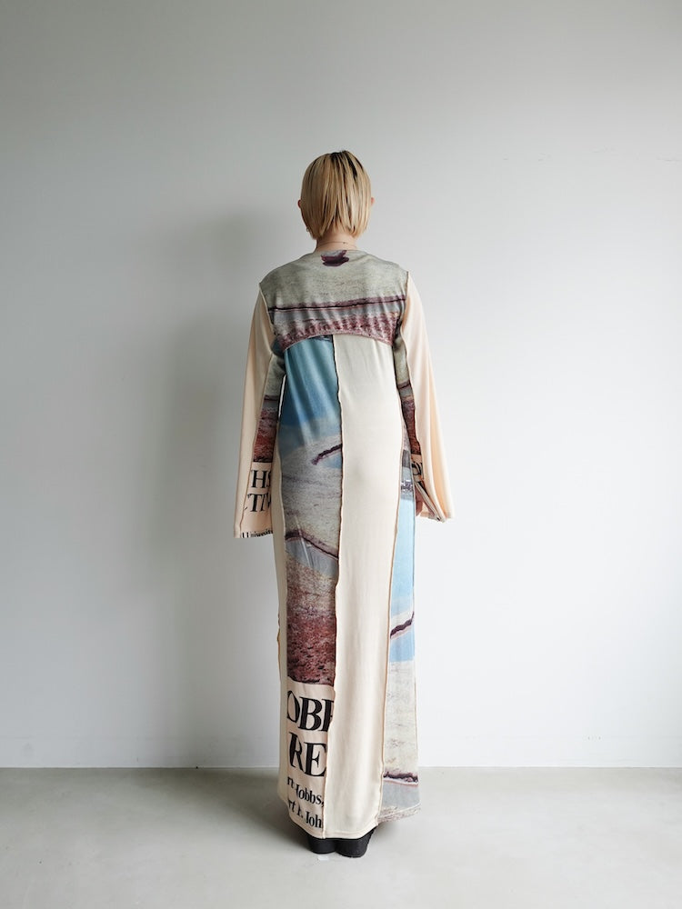 Art Print Layered Dress/アートプリントレイヤードドレス