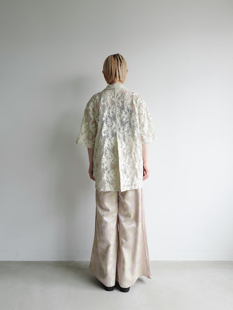 Satin Jacquard Pants｜サテンジャガードパンツ – MARTE