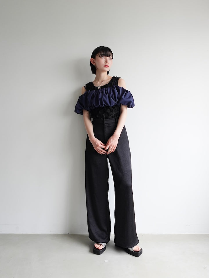 モデル身長：162cm / カラー：Navy