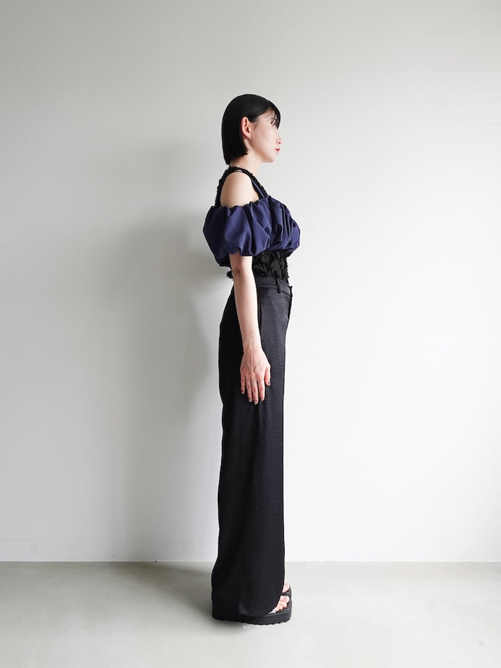 モデル身長：162cm / カラー：Navy