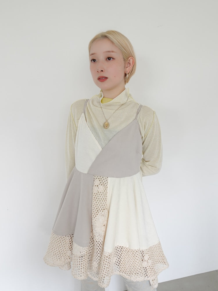 Patchwork Circular Top｜サーキュラーキャミトップス – MARTE