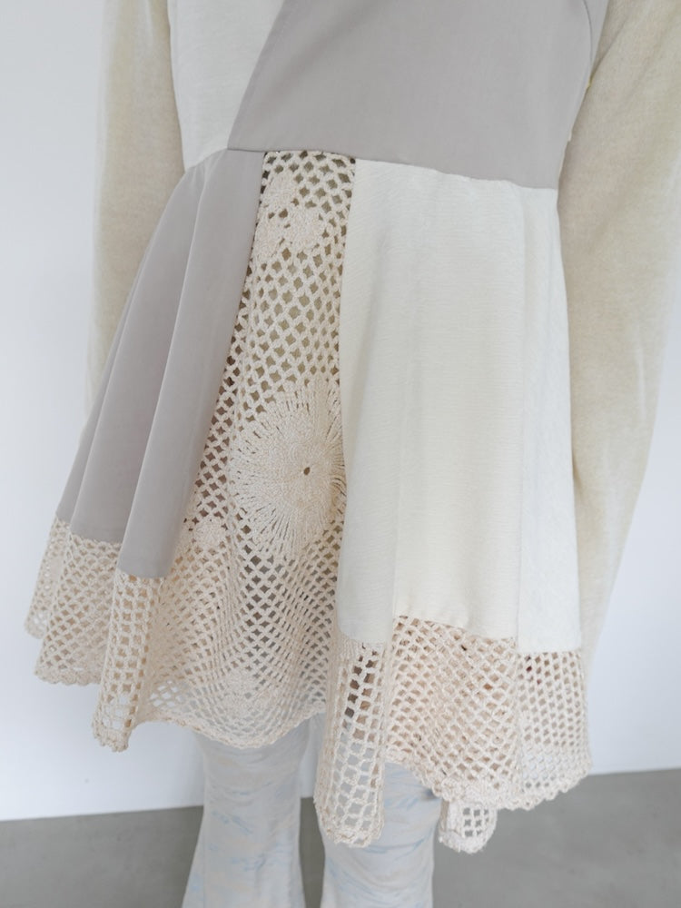 モデル身長：153cm / カラー：Ivory