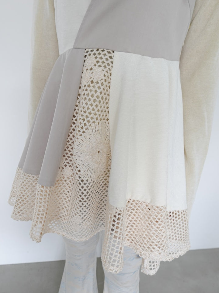 モデル身長：153cm / カラー：Ivory