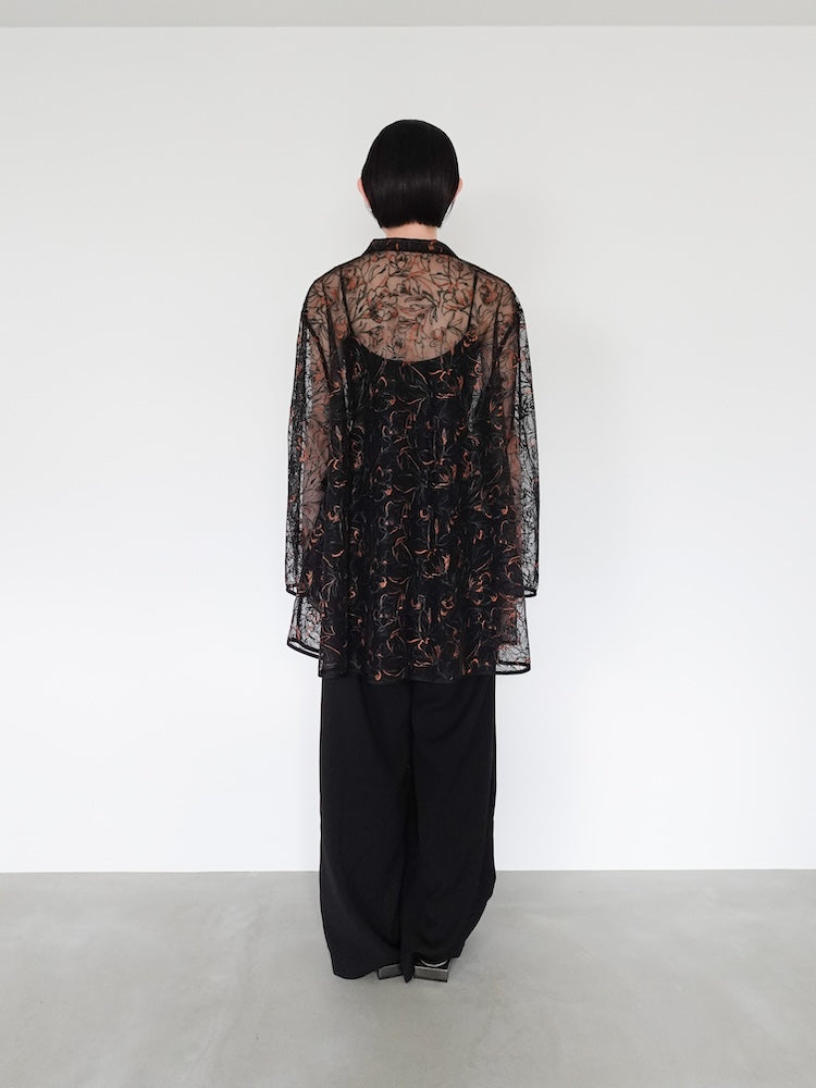 Piping Lace Over Shirt｜パイピングレースシャツ – MARTE
