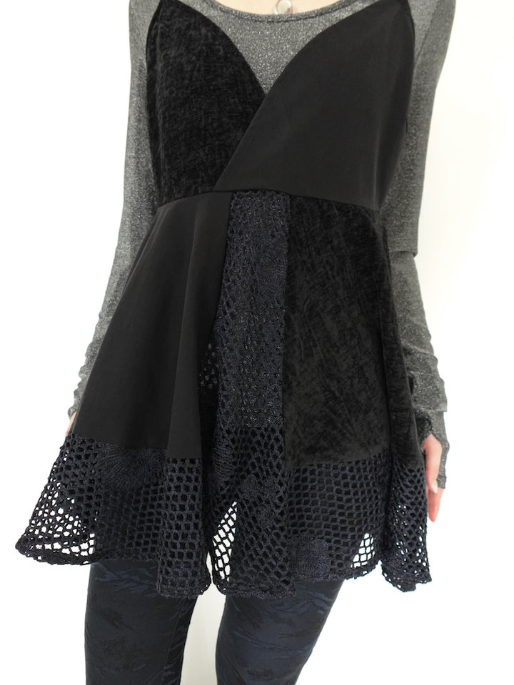 モデル身長：162cm / カラー：Black