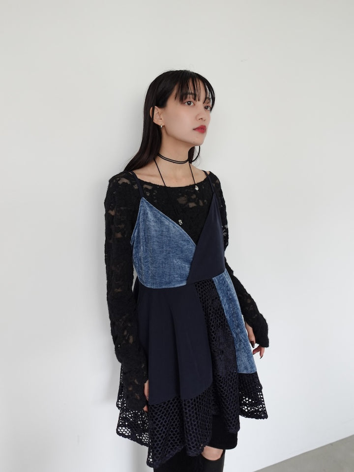 モデル身長：158cm / カラー：Blue