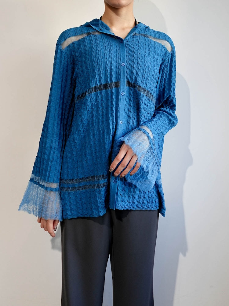 モデル身長：157cm / カラー：Blue