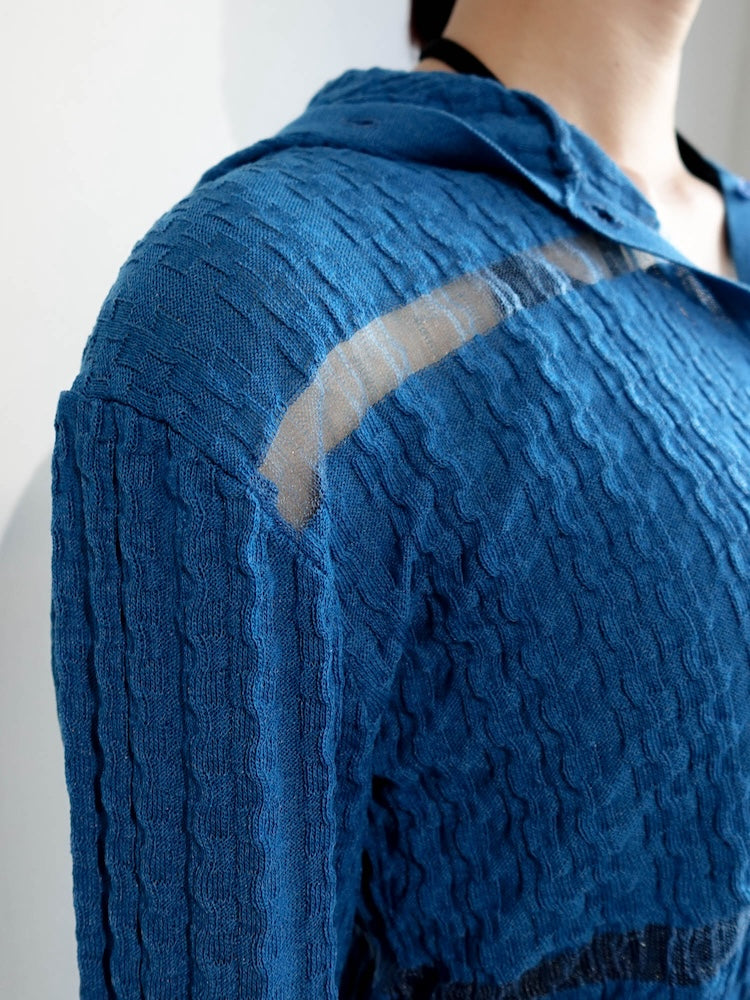 モデル身長：157cm / カラー：Blue