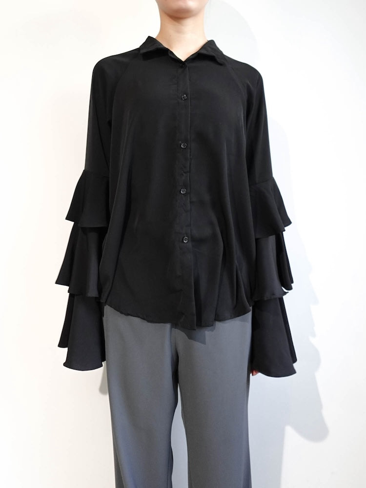 rosymonster back tieredtunic ティアード　ブラウス Tiered Sleeve Blouse｜ティアードブラウス – MARTE