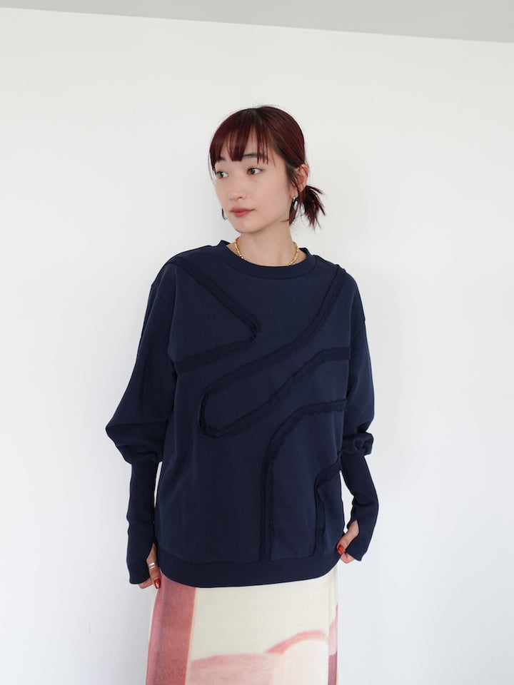 モデル身長：168cm / カラー：Navy