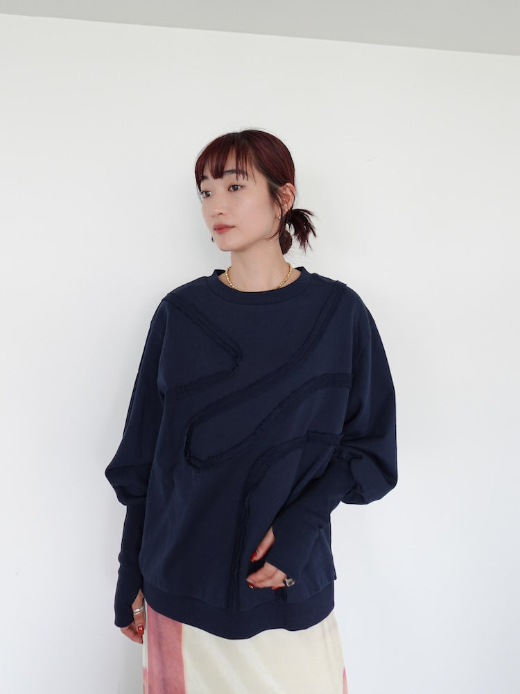 モデル身長：168cm / カラー：Navy