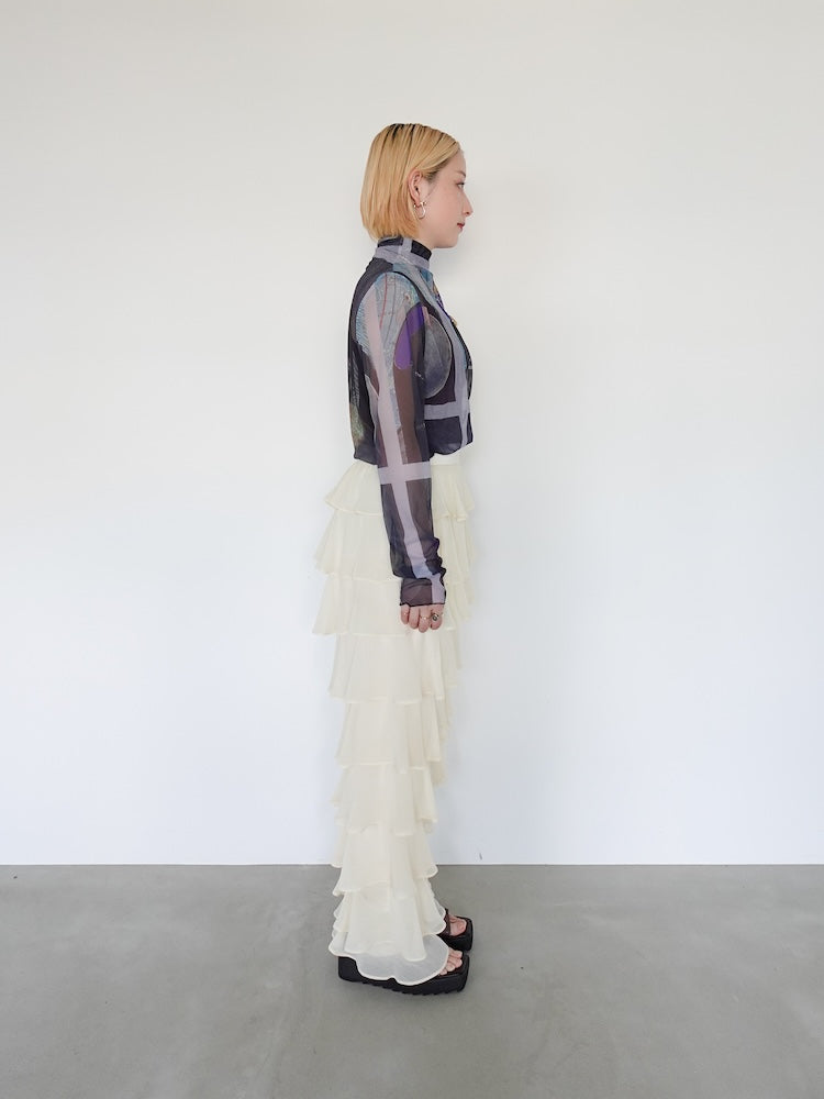 Sahara MARTEフリルティアードパンツ Tiered Pants｜ティアードパンツ – MARTE