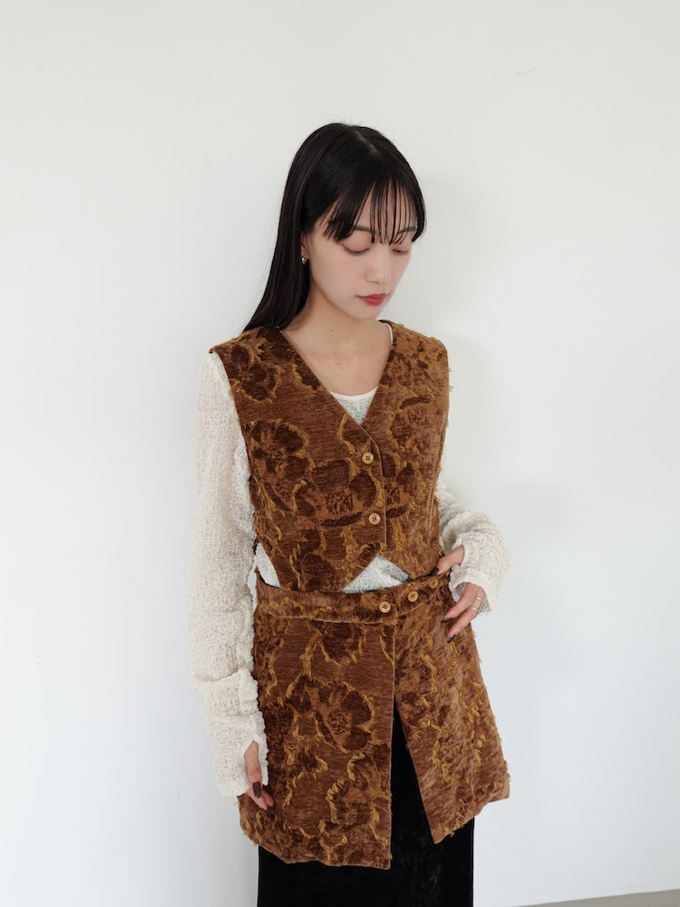 Multi Way Jacquard Vest – MARTE