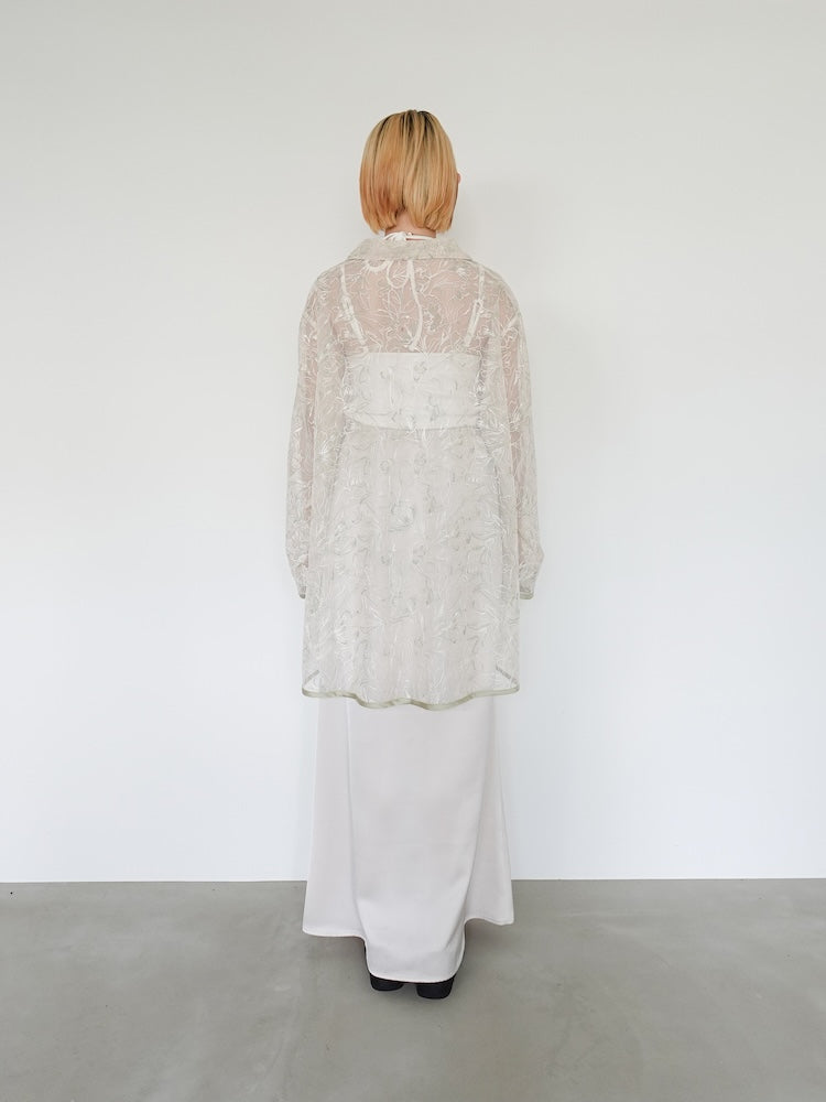 Piping Lace Over Shirt｜パイピングレースシャツ – MARTE