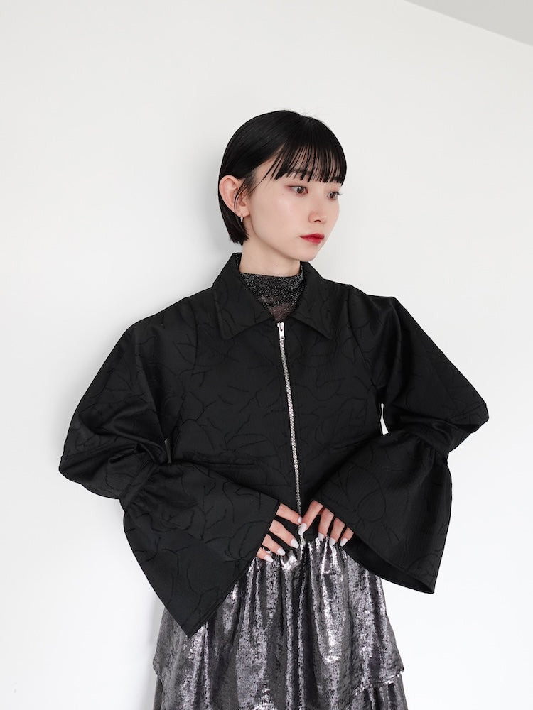 Jacquard Zip Up Jacket｜ジャガードジップアップジャケット – MARTE