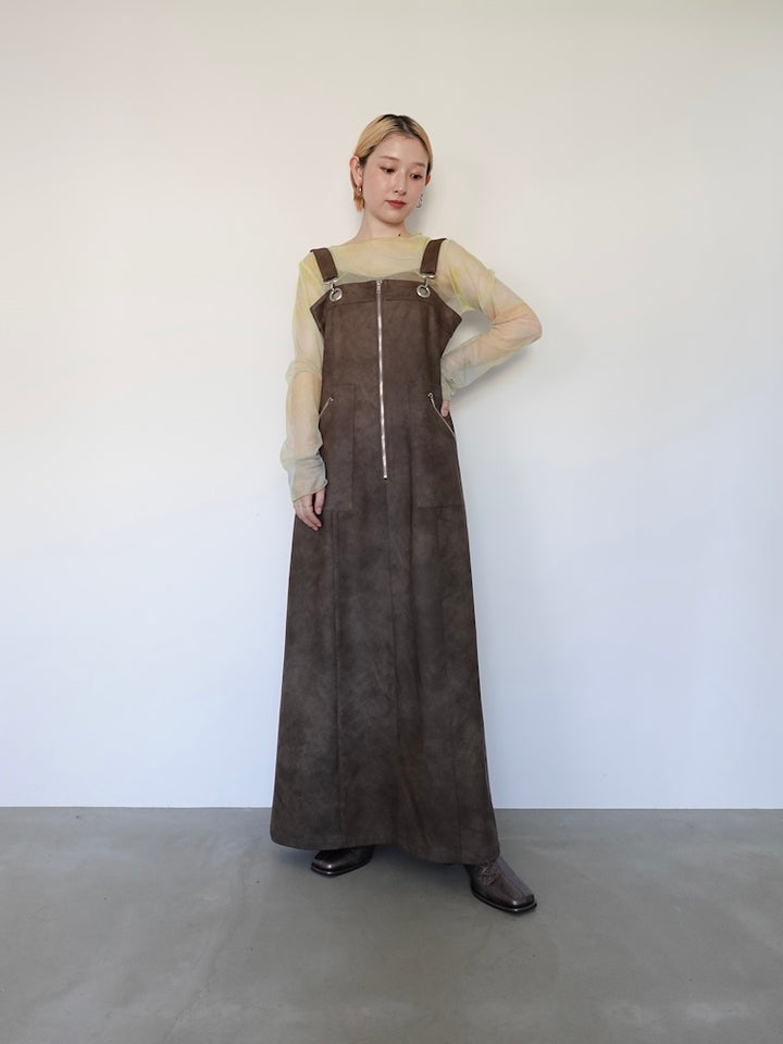 モデル身長：153cm / カラー：Brown