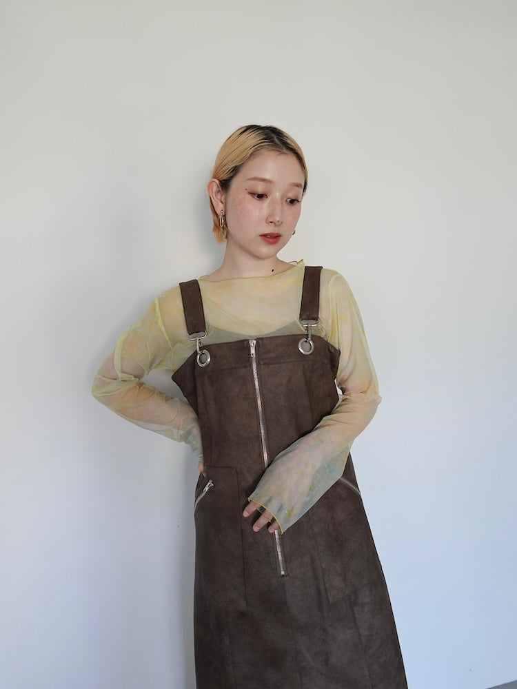 モデル身長：153cm / カラー：Brown