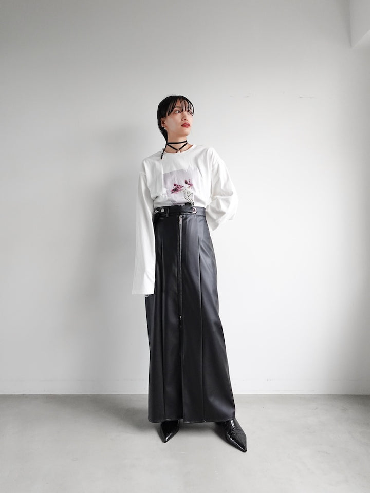 モデル身長：158cm / カラー：White Pixely