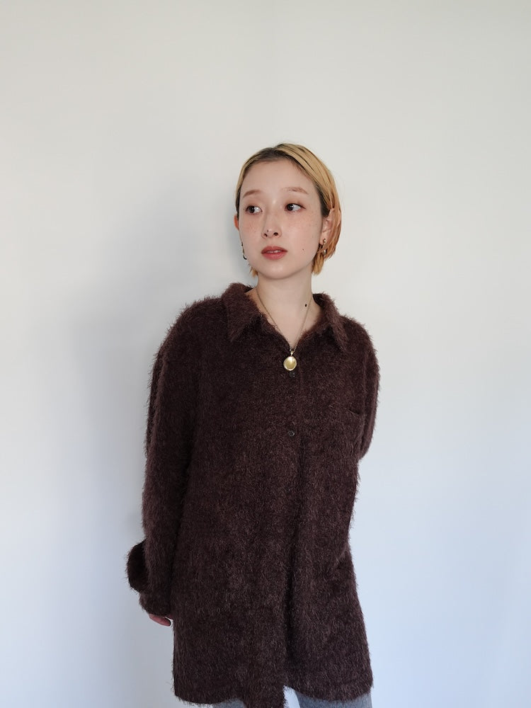 Shaggy Over Shirt｜シャギー素材シャツ – MARTE