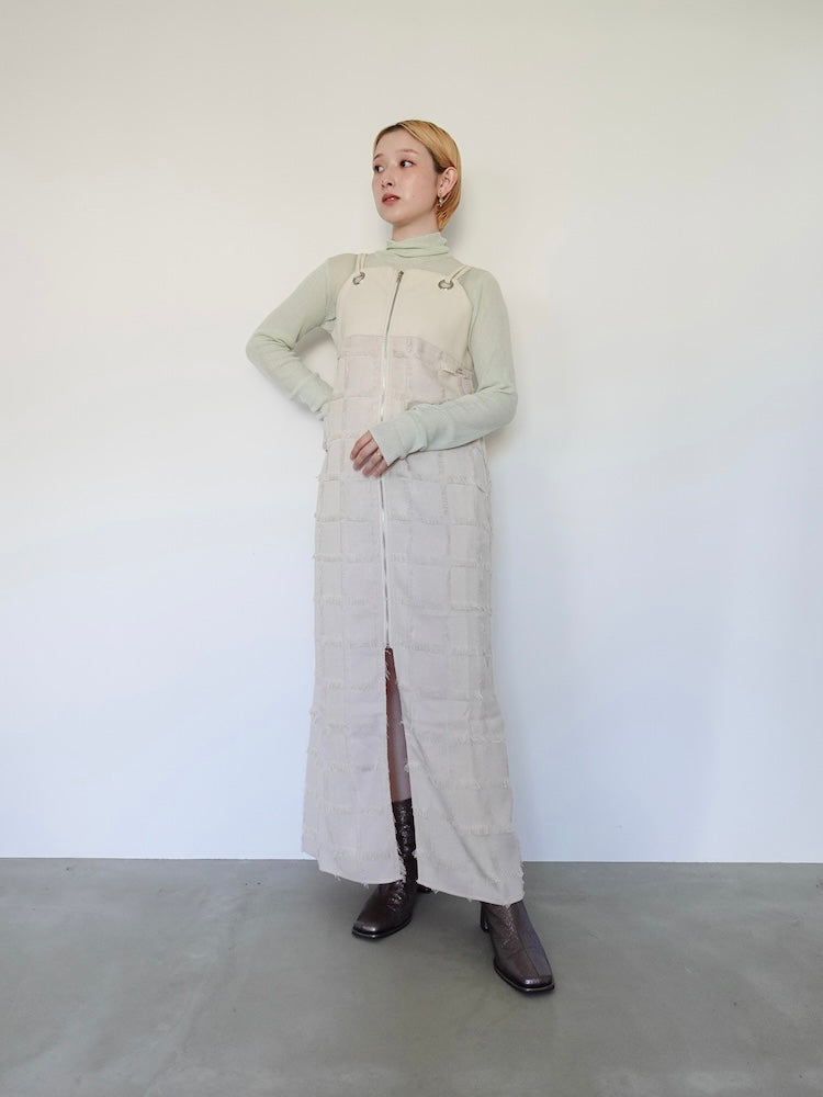 Eyelet Cut Jacquard Dress｜アイレットジャガードワンピース
