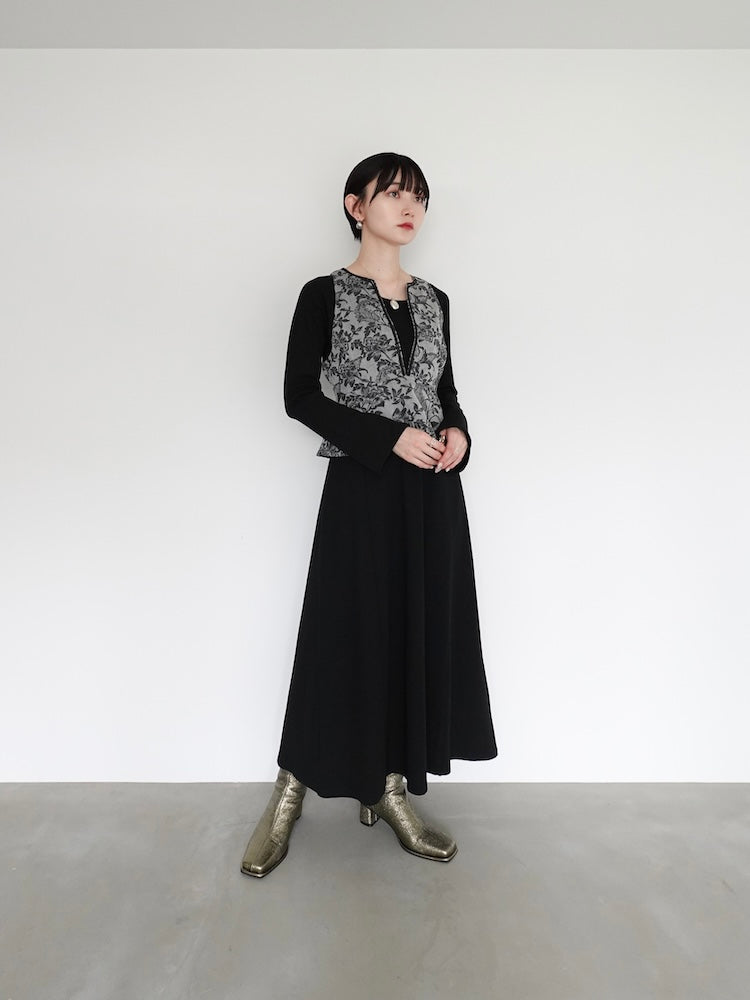 【美品】プラムベスト　sahara Marte sahara New Arrival｜9.25 Wed. ◾ Jacquard Peplum Vest Color
