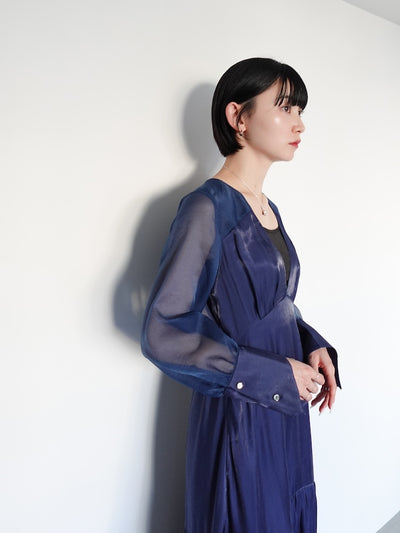 モデル身長：162cm / カラー：Navy