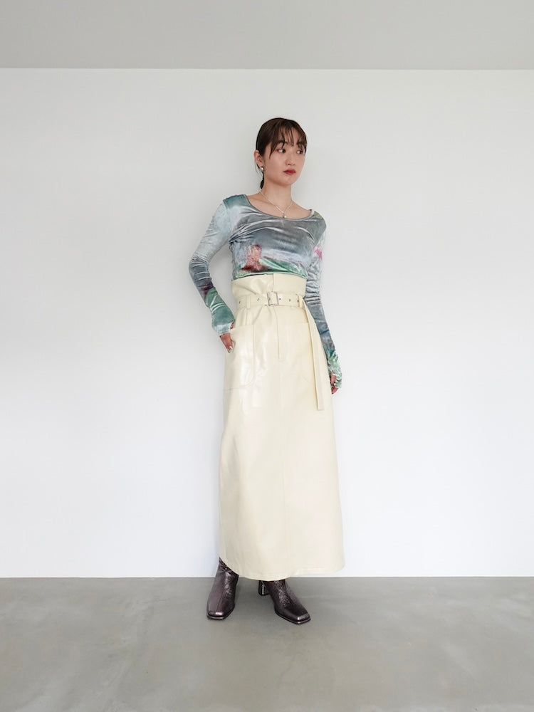 スカート [ODLYWORKSHOP] Layered Hybrid Skirt SLY | LAYERED PLEATS スカート (スカート(ロング) ) |SHEL'TTER