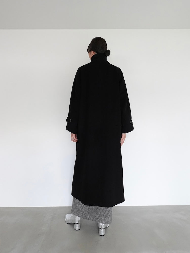 Curve Design Wool Coat｜ウールロングコート – MARTE
