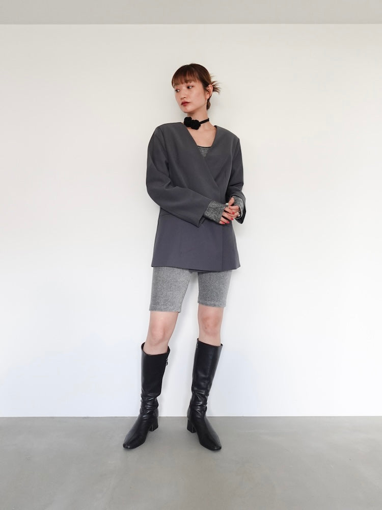 Collarless Jacket｜カラーレスジャケット – MARTE