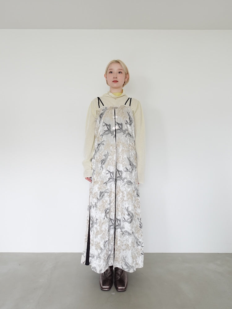 Velour Embroidery Layered Dress｜ベロア刺繍ドレス – MARTE