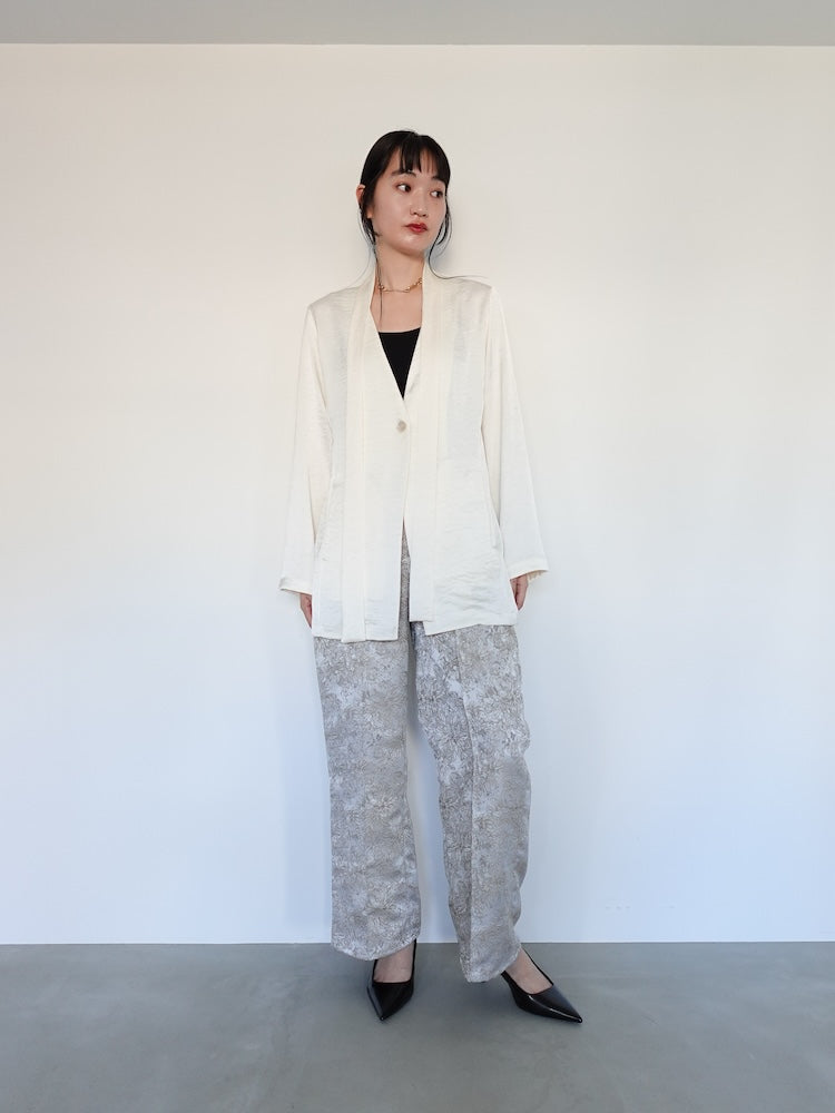 sahara/marte 【Long Tie Satin Jacket】 Long Tie Satin Jacket｜ロングタイサテンジャケット – MARTE