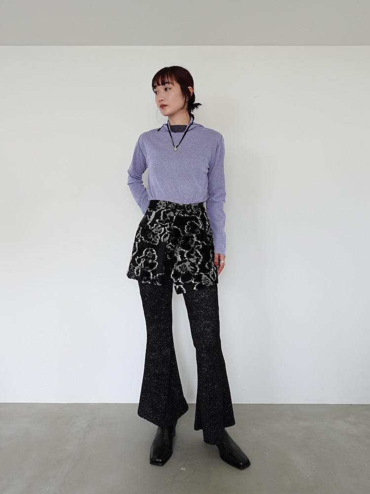 Glitter Velour Stretch Pants｜ストレッチフレアパンツ – MARTE