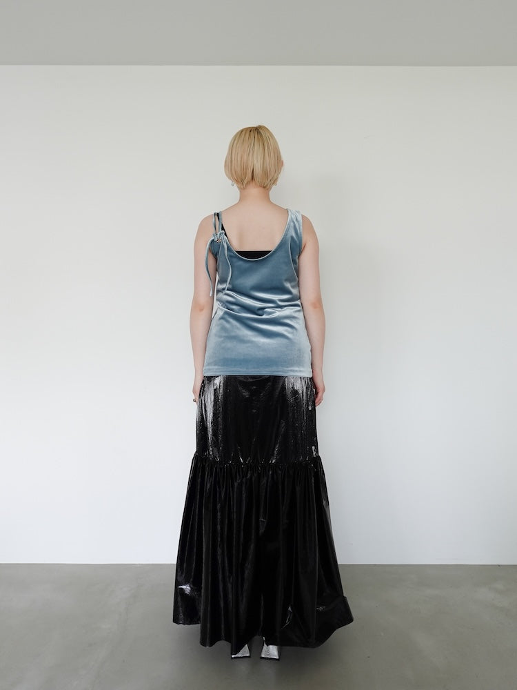 Strap Design Velour Tank Top｜ベロアタンクトップ – MARTE