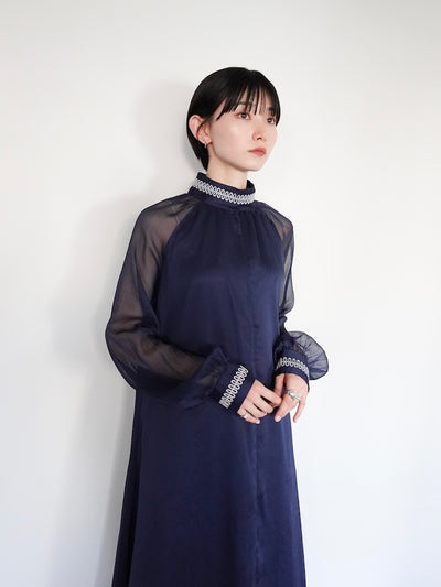 モデル身長：162cm / カラー：Navy