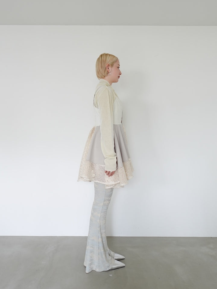 モデル身長：153cm / カラー：Ivory