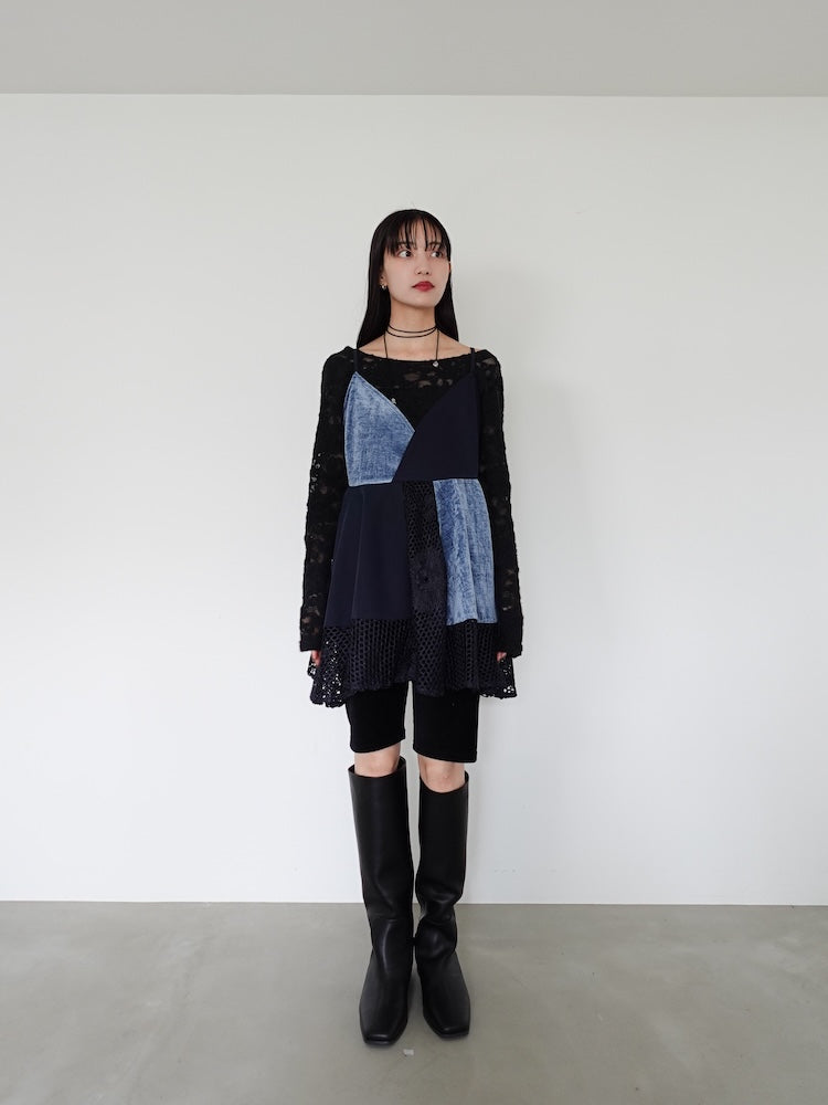 モデル身長：158cm / カラー：Blue