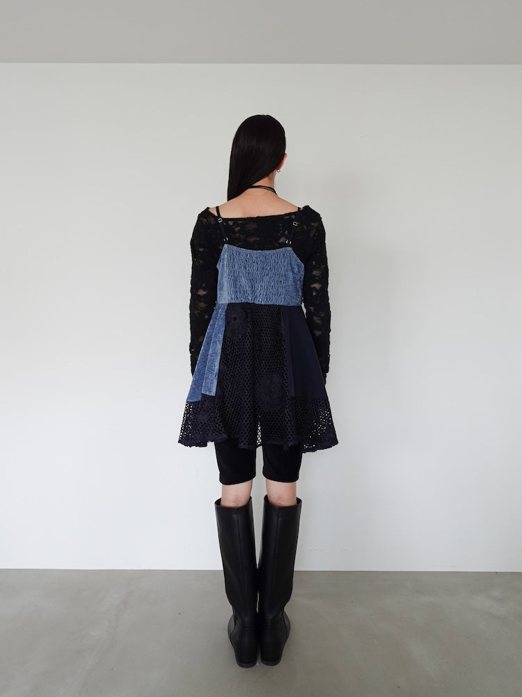 モデル身長：158cm / カラー：Blue