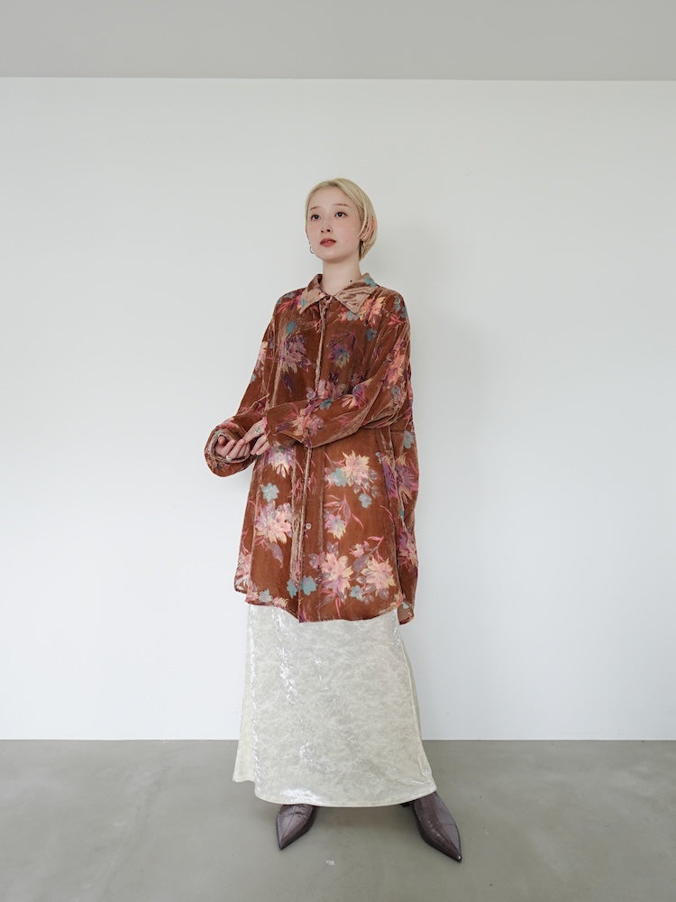 Velvet Over Shirt｜ベロアオーバーシャツ – MARTE
