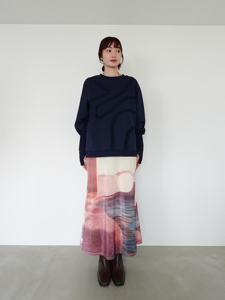モデル身長：168cm / カラー：Navy