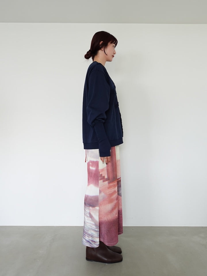 モデル身長：168cm / カラー：Navy
